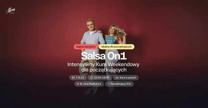 Salsa ON1 - weekendowy kurs dla początkujących z Karoliną Pieńkowską & Marcinem Baraniukiem 07-08.11