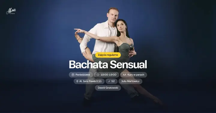 Bachata Sensual z Julią Martowicz & Dawidem Gnatowskim poziom średniozaawansowany (S2)