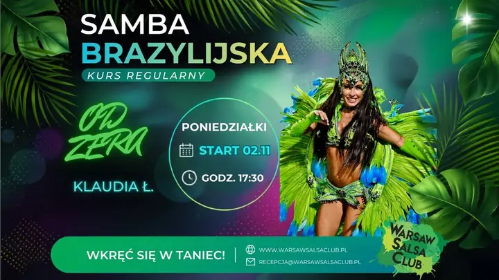 Samba brazylijska od podstaw z Klaudią