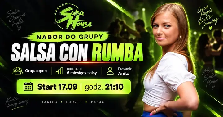 🔥 NABÓR DO GRUPY SALSA CON RUMBA Z ANITĄ🔥