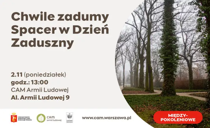 Chwile zadumy – spacer w Dzień Zaduszny