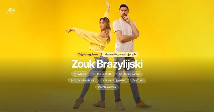 Zouk Brazylijski z Olą Zdeb & Piotrkiem Kuniewskim dla początkujących (P1)