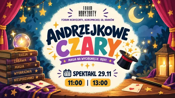 Spektakl dla dzieci: Andrzejkowe Czary | 29.11 | Forum Horyzonty
