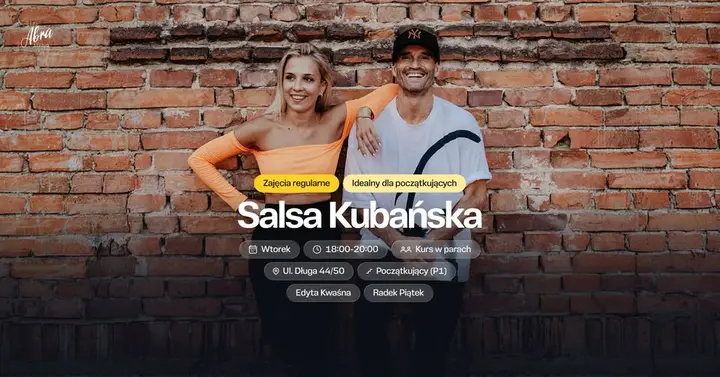 Salsa Kubańska z Edytą Kwaśną & Radkiem Piątkiem dla początkujących (P1) - NABÓR DLA PANÓW