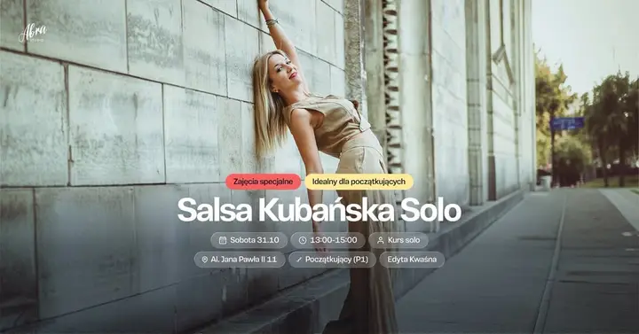 Salsa Kubańska Solo for Ladies z Edytą Kwaśną dla początkujących (P1) 31.10