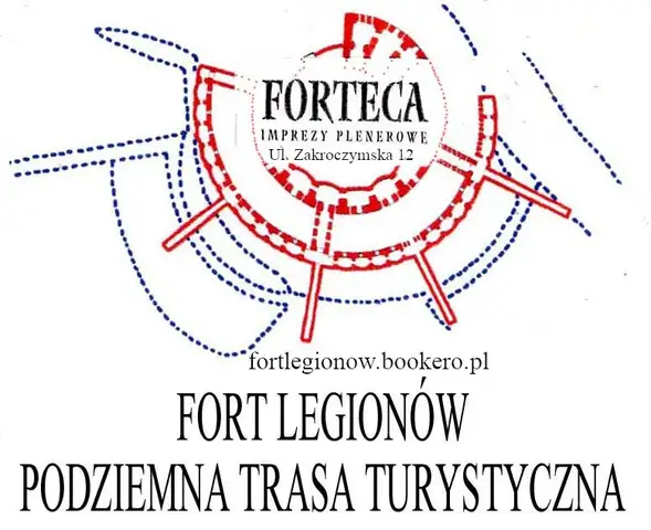 Zwiedzanie Fortu Legionów - trasa podziemna
